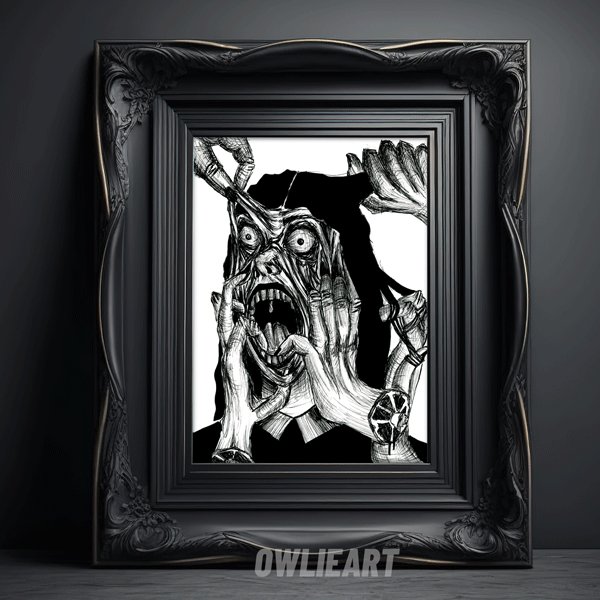 Haphephobia (fear of touch) Art Print - owlieart