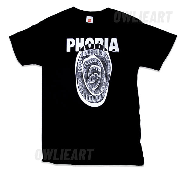 Phobophobia T-shirt \ fear of fear - owlieart