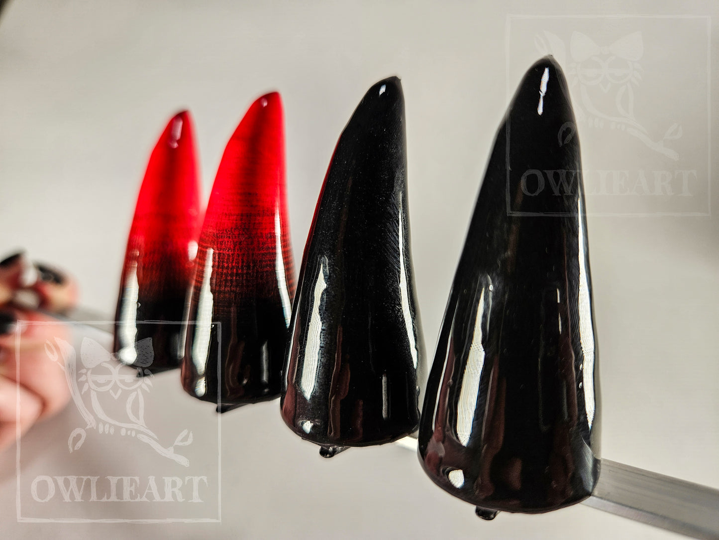 Devil Horn Hair Clips (Pair)
