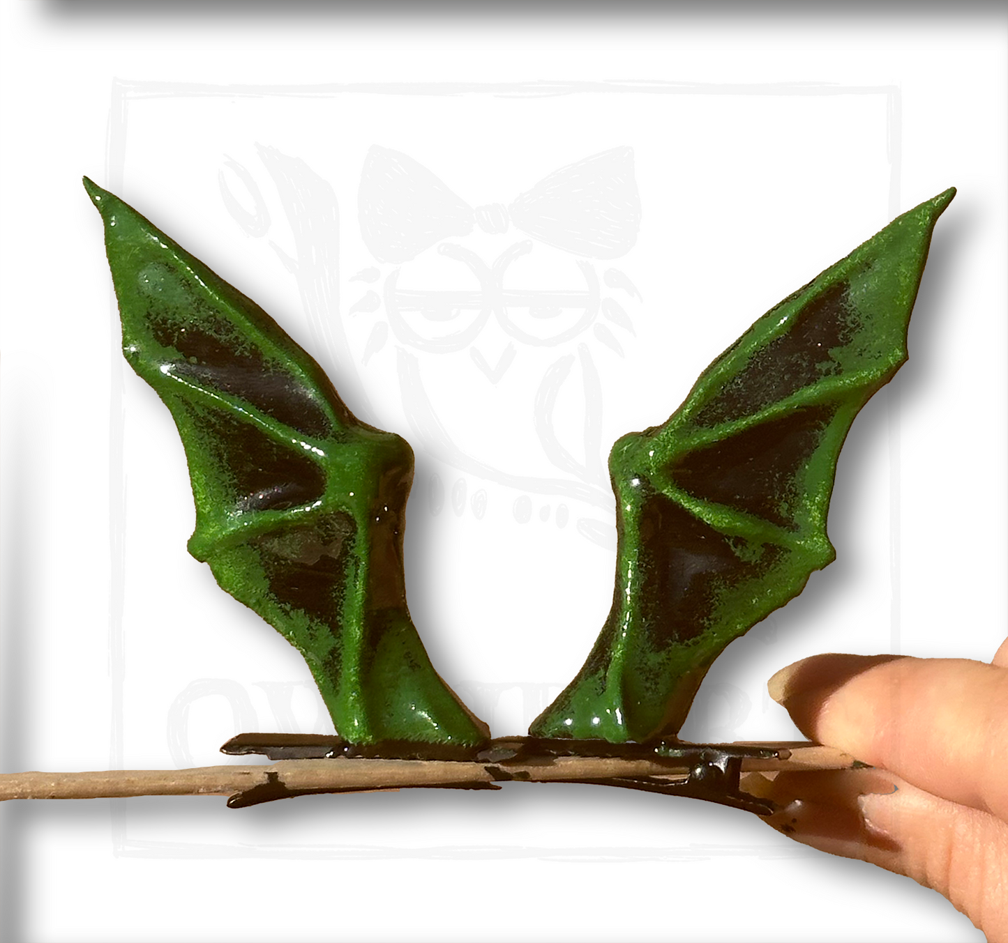 Bat Hair Clips (Pair)