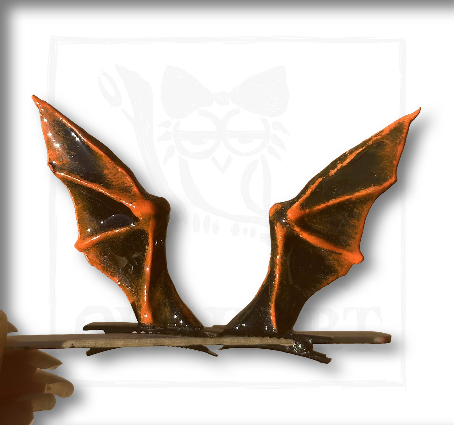 Bat Hair Clips (Pair)