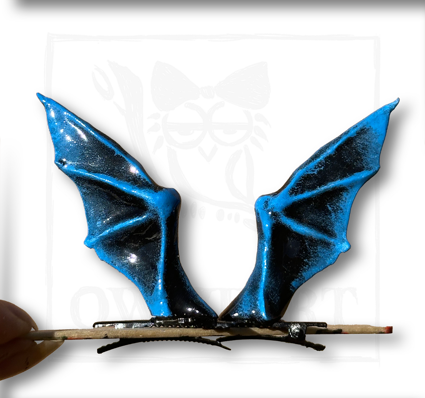 Bat Hair Clips (Pair)