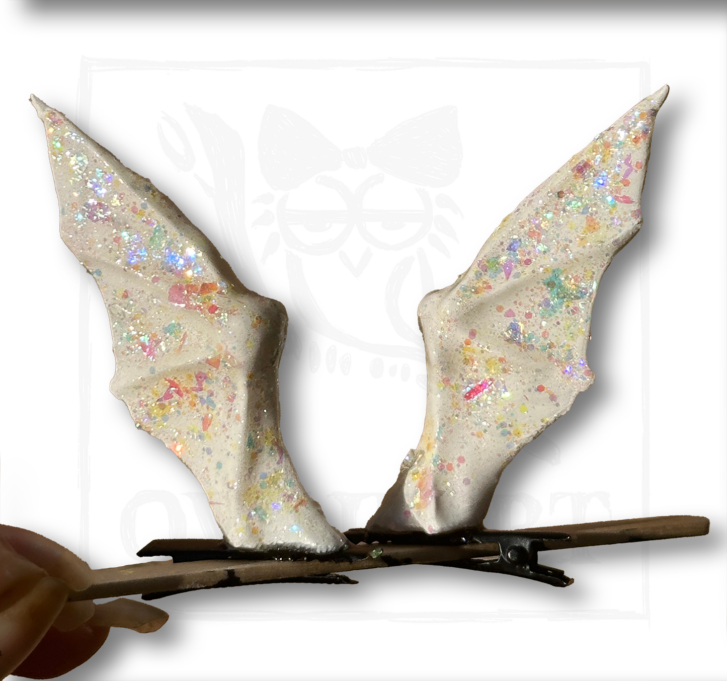 Bat Hair Clips (Pair)