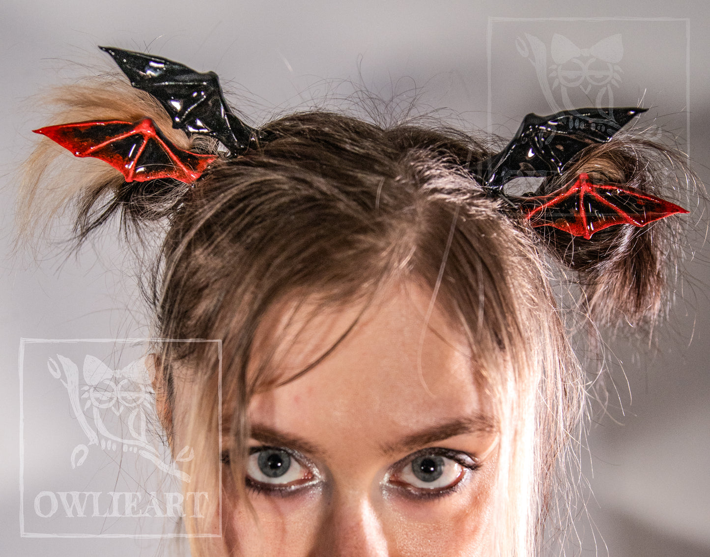 Bat Hair Clips (Pair)