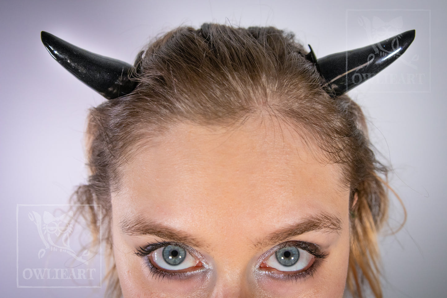 Devil Horn Hair Clips (Pair)
