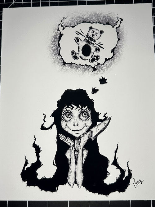 "Dream" inktober 2023 Art Print - owlieart