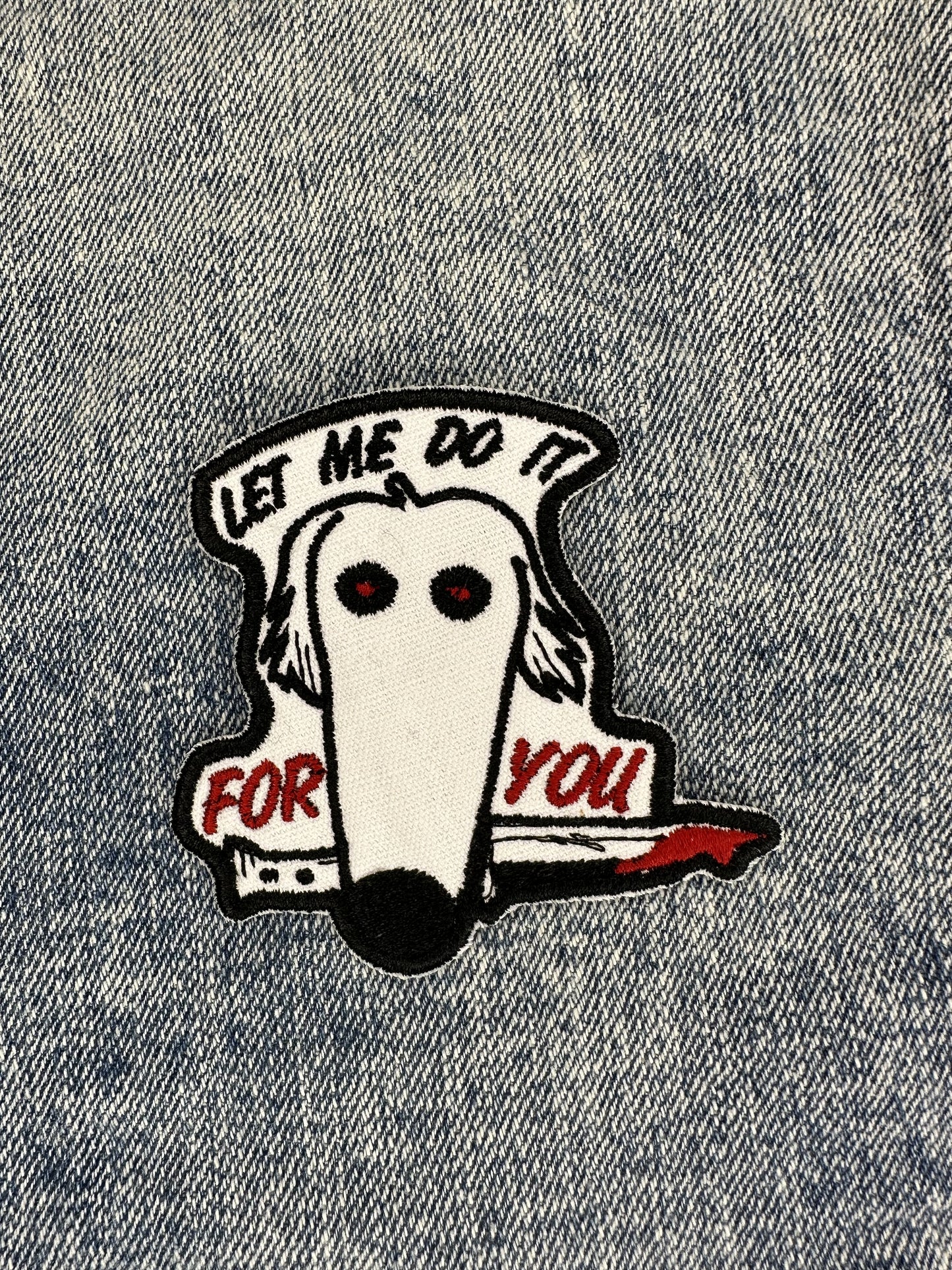 "Let me do it for you" Borzoi Meme Patch