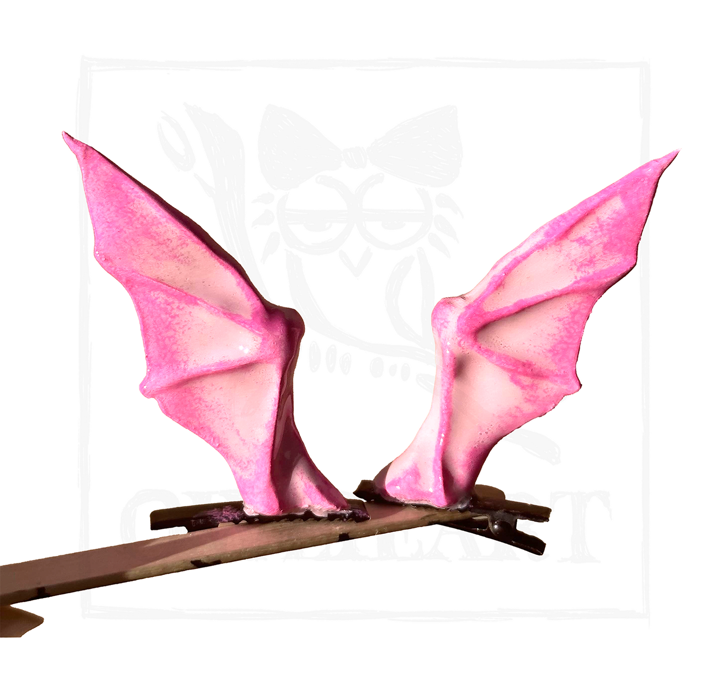 Bat Hair Clips (Pair)