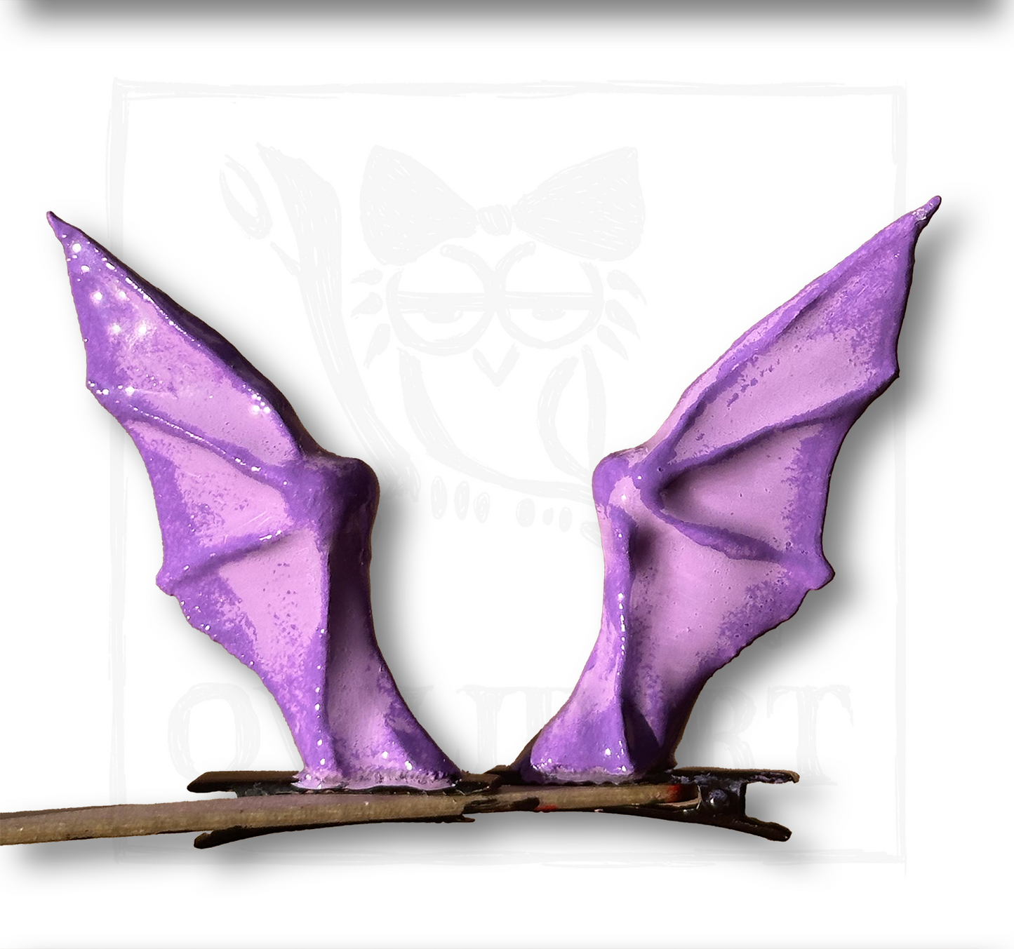 Bat Hair Clips (Pair)