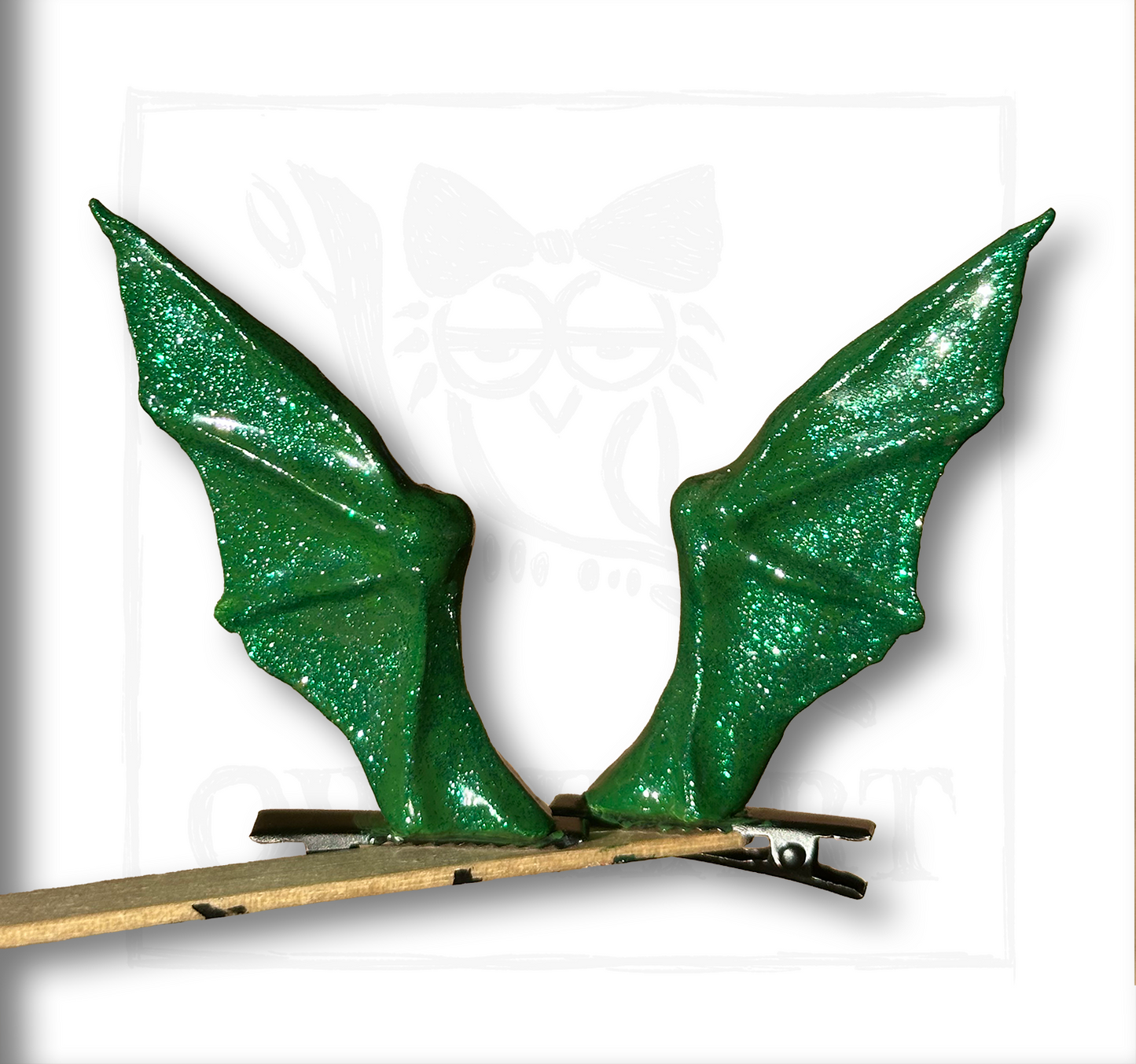 Bat Hair Clips (Pair)