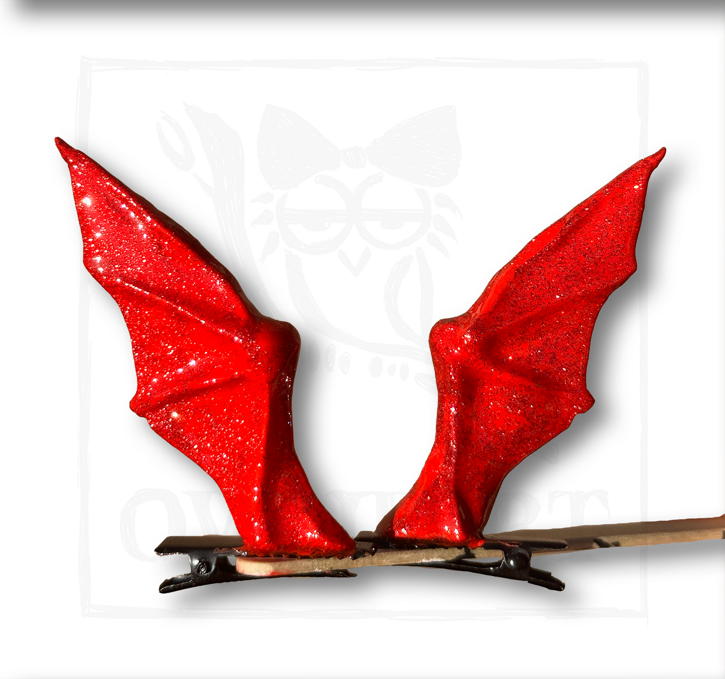 Bat Hair Clips (Pair)