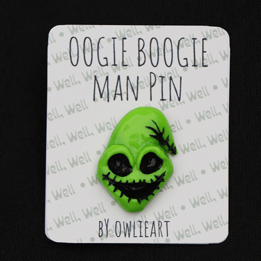 Oogie Boogie Handmade Pin | Nightmare Before Christmas - owlieart