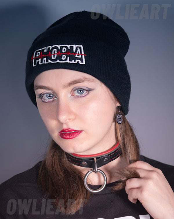 PHOBIA embroidered beanie - owlieart