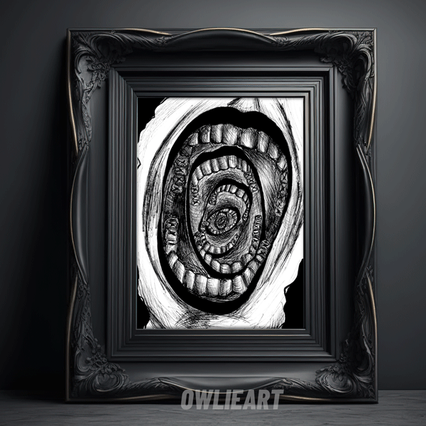 Phobophobia  (fear of having a fear) Art Print - owlieart