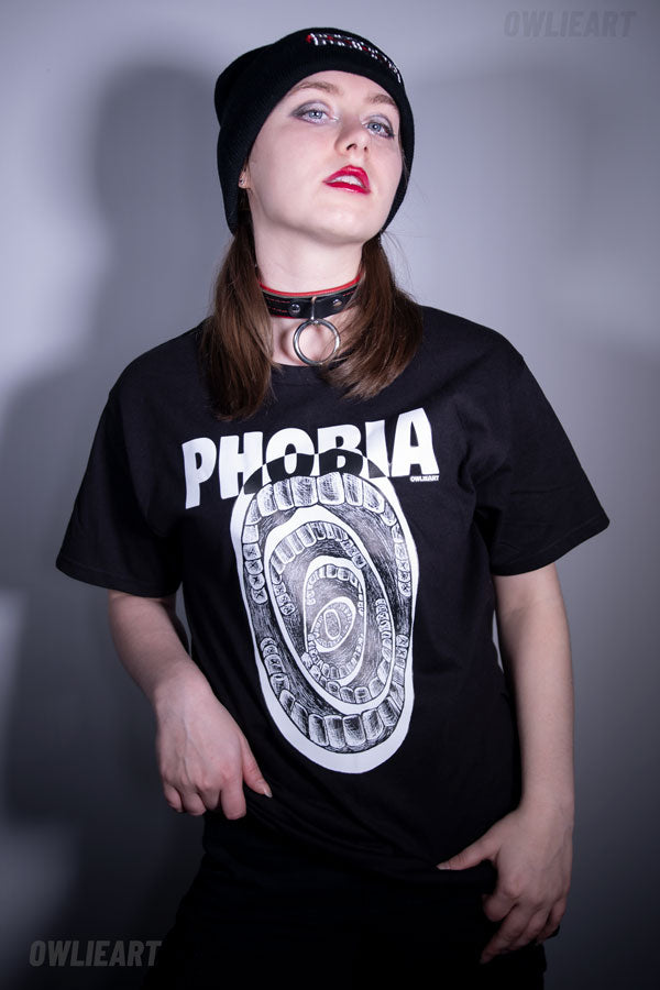 Phobophobia T-shirt \ fear of fear - owlieart