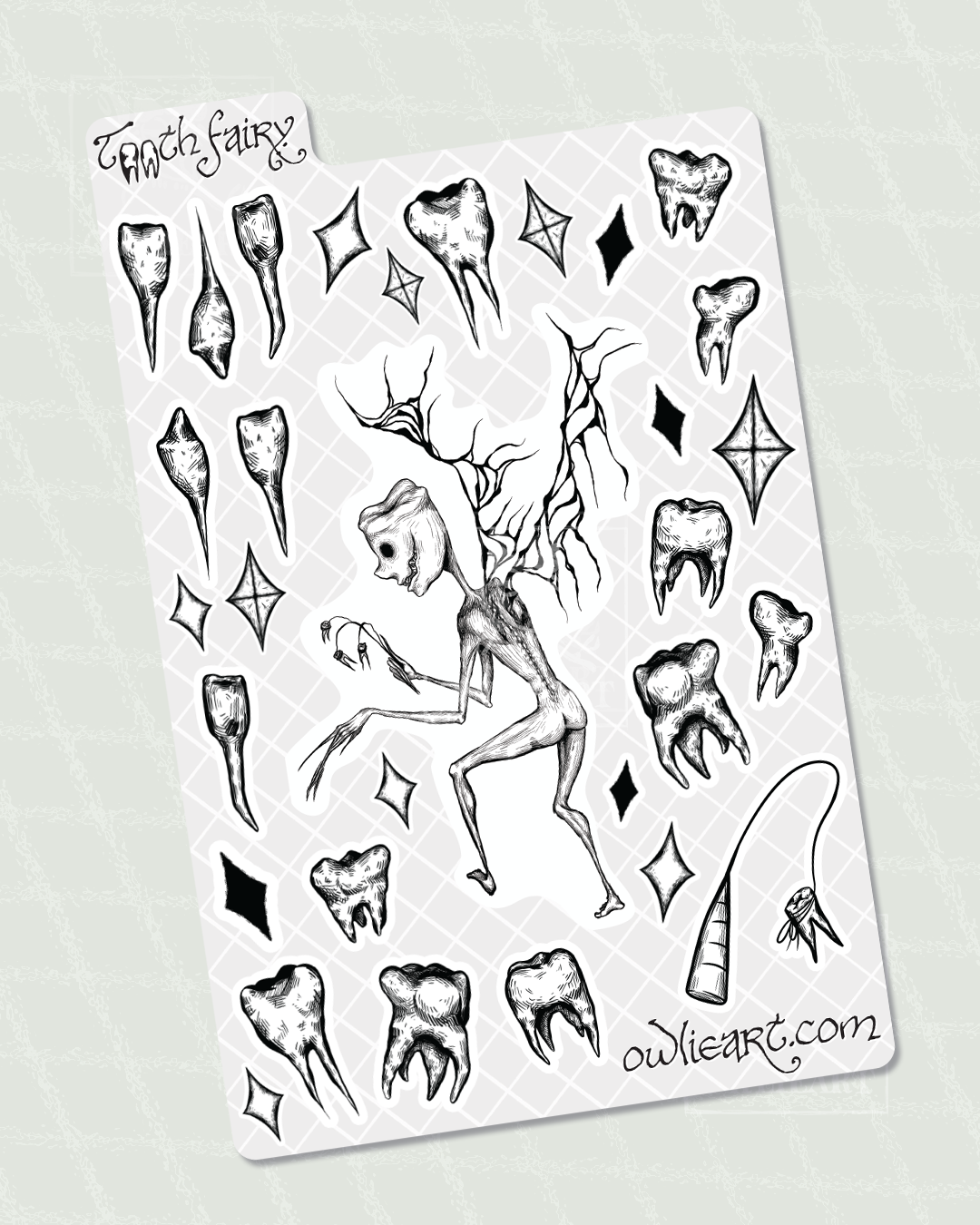 Tooth Fairy Sticker Sheet