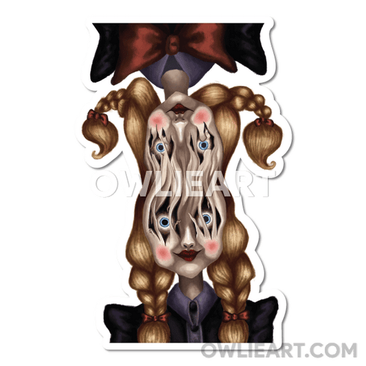 Conjoined Dolls Waterproof Vinyl Sticker - owlieart